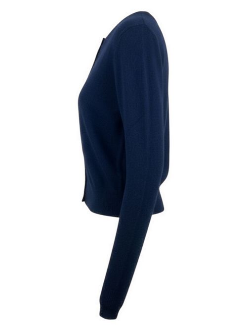 rebecchina donna in cachemire blu Solo casmir | CS103BLU
